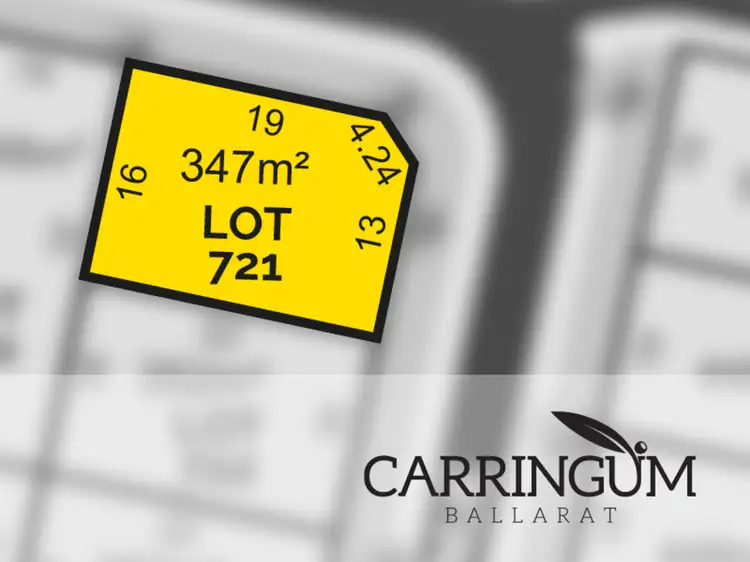 Main view of Homely land listing, Carringum/Lot 721 Ashton Avenue, Winter Valley VIC 3358