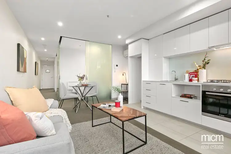 Second view of Homely apartment listing, 1402/6 Leicester Street, Carlton VIC 3053