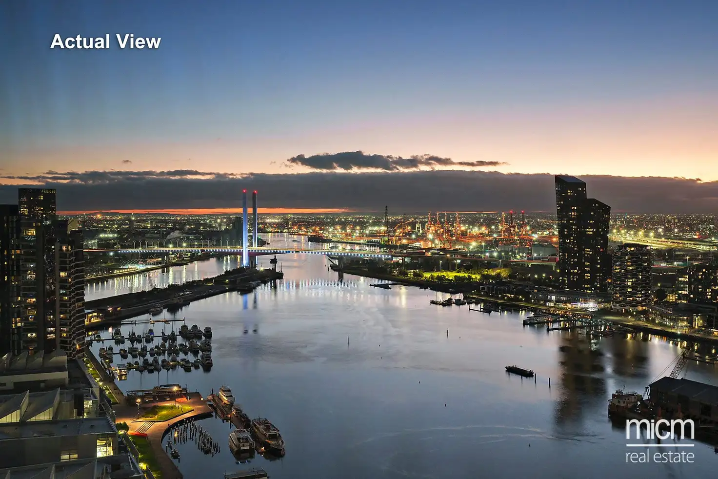 Main view of Homely apartment listing, 3504/100 Harbour Esplanade, Docklands VIC 3008