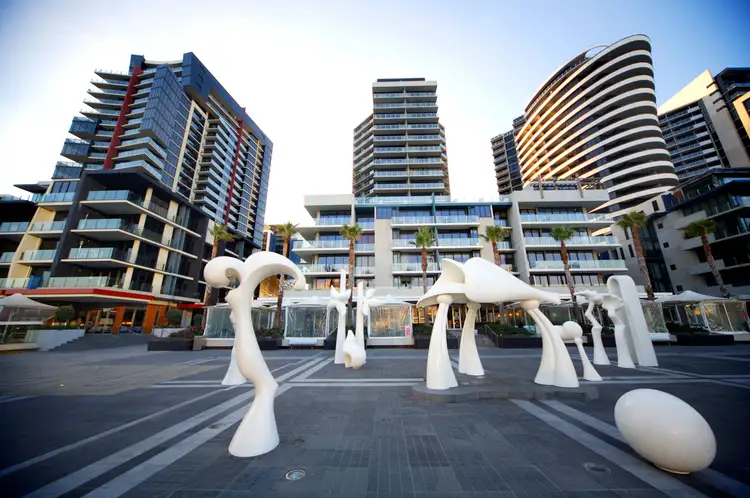 Second view of Homely apartment listing, 607/20 Rakaia Way, Docklands VIC 3008