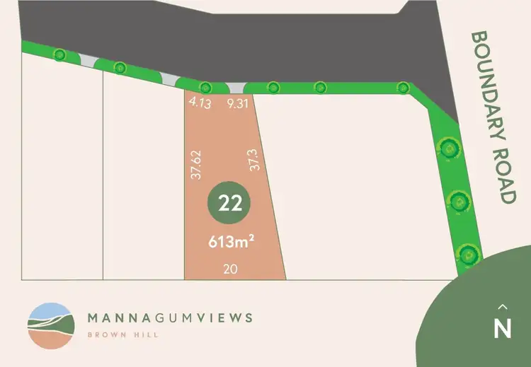 Main view of Homely land listing, Manna Gum Views/Lot 22 Boundary Road, Brown Hill VIC 3350