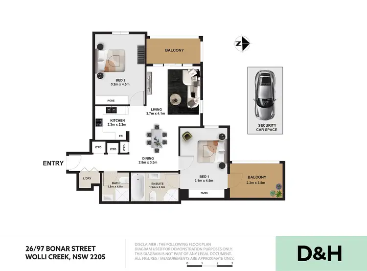 Sixth view of Homely apartment listing, 26/97 Bonar Street, Wolli Creek NSW 2205