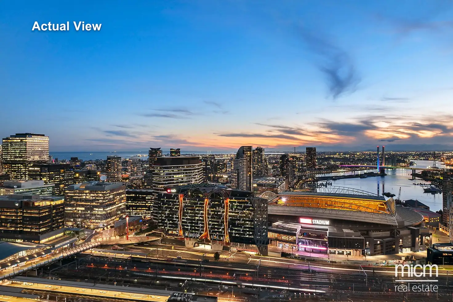 Main view of Homely apartment listing, 3303/260 Spencer Street, Melbourne VIC 3000