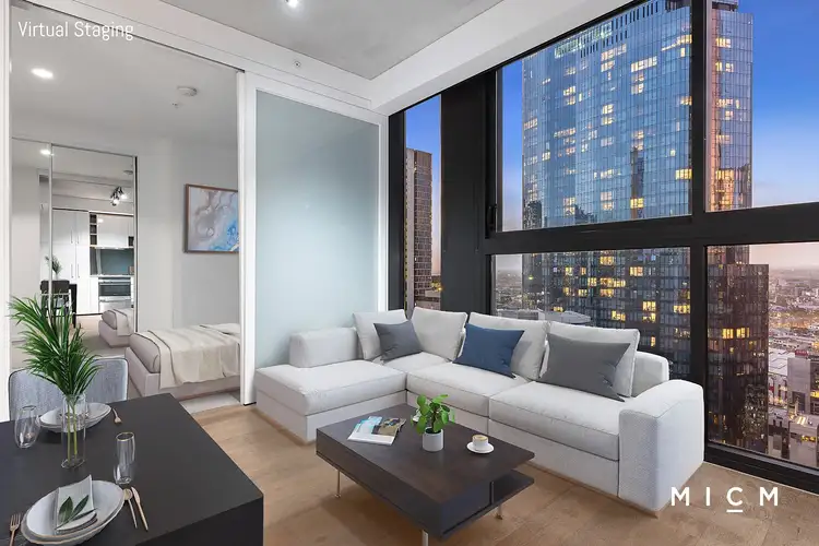 Second view of Homely apartment listing, 3302/315-321 La Trobe Street, Melbourne VIC 3000
