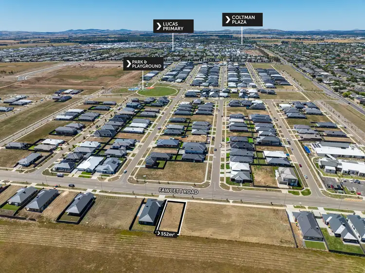 Third view of Homely land listing, 23 Fawcett Road, Lucas VIC 3350