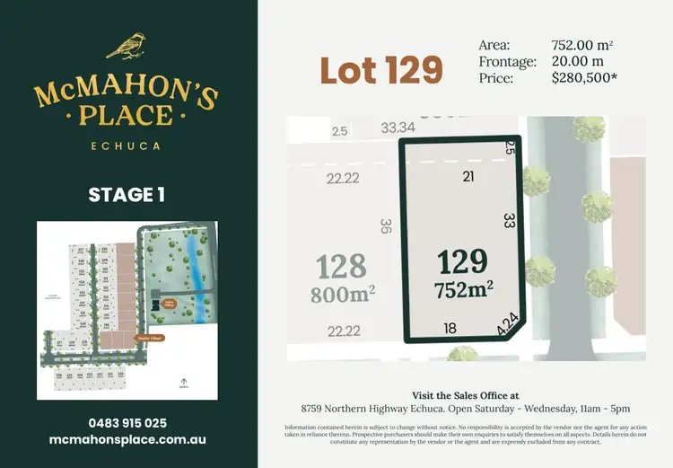 LOT 129 8759 Northern Highway Avenue, Echuca VIC 3564