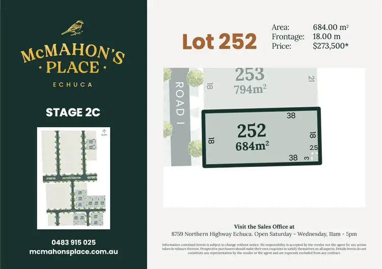 LOT 252 Road I Avenue, Echuca VIC 3564