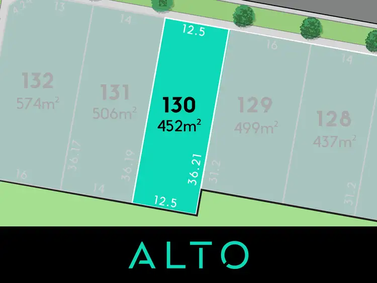 Main view of Homely land listing, LOT ALTO, Lot 130 Vivid Street, Winter Valley VIC 3358