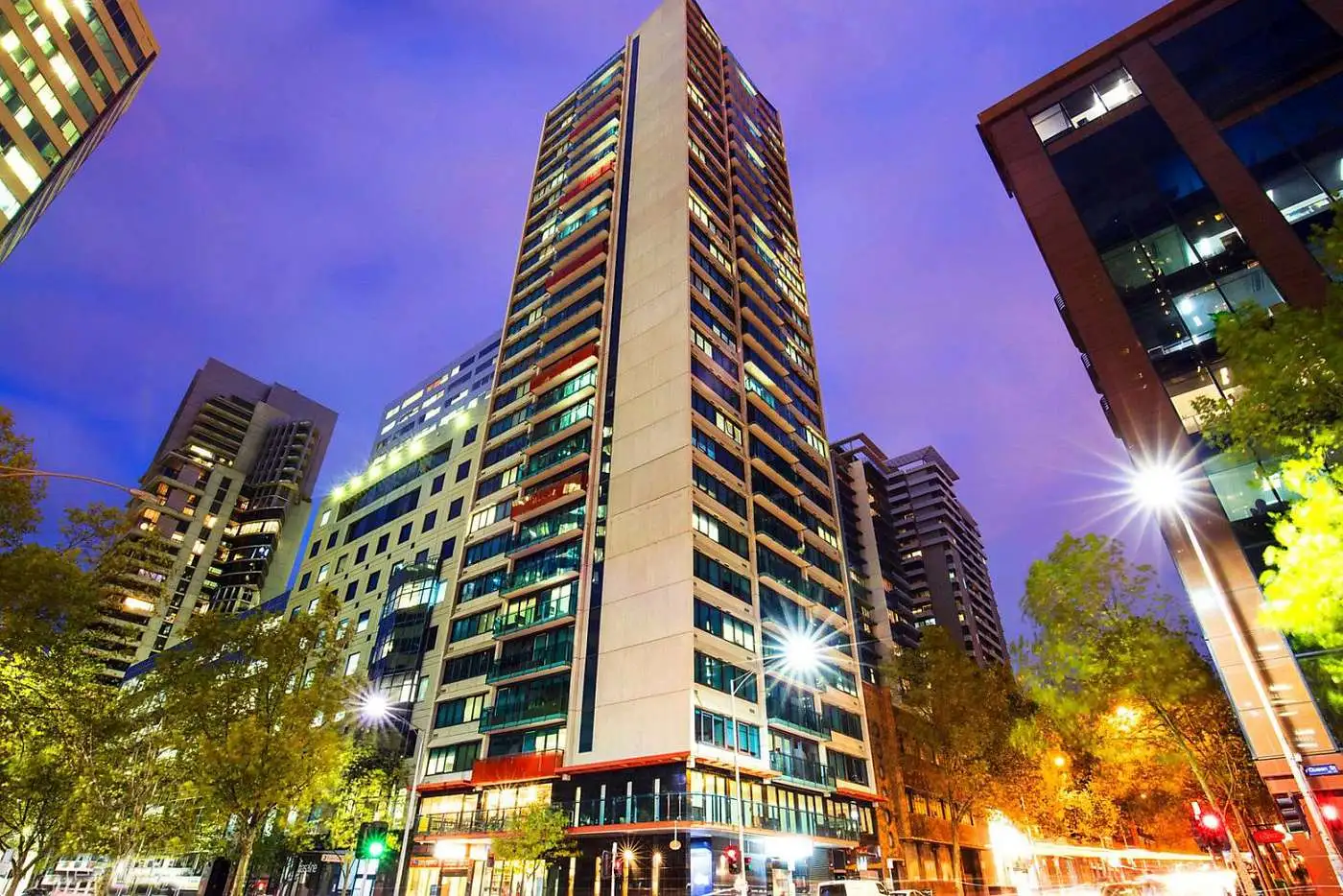 Main view of Homely apartment listing, 2411/181 ABeckett Street, Melbourne VIC 3000