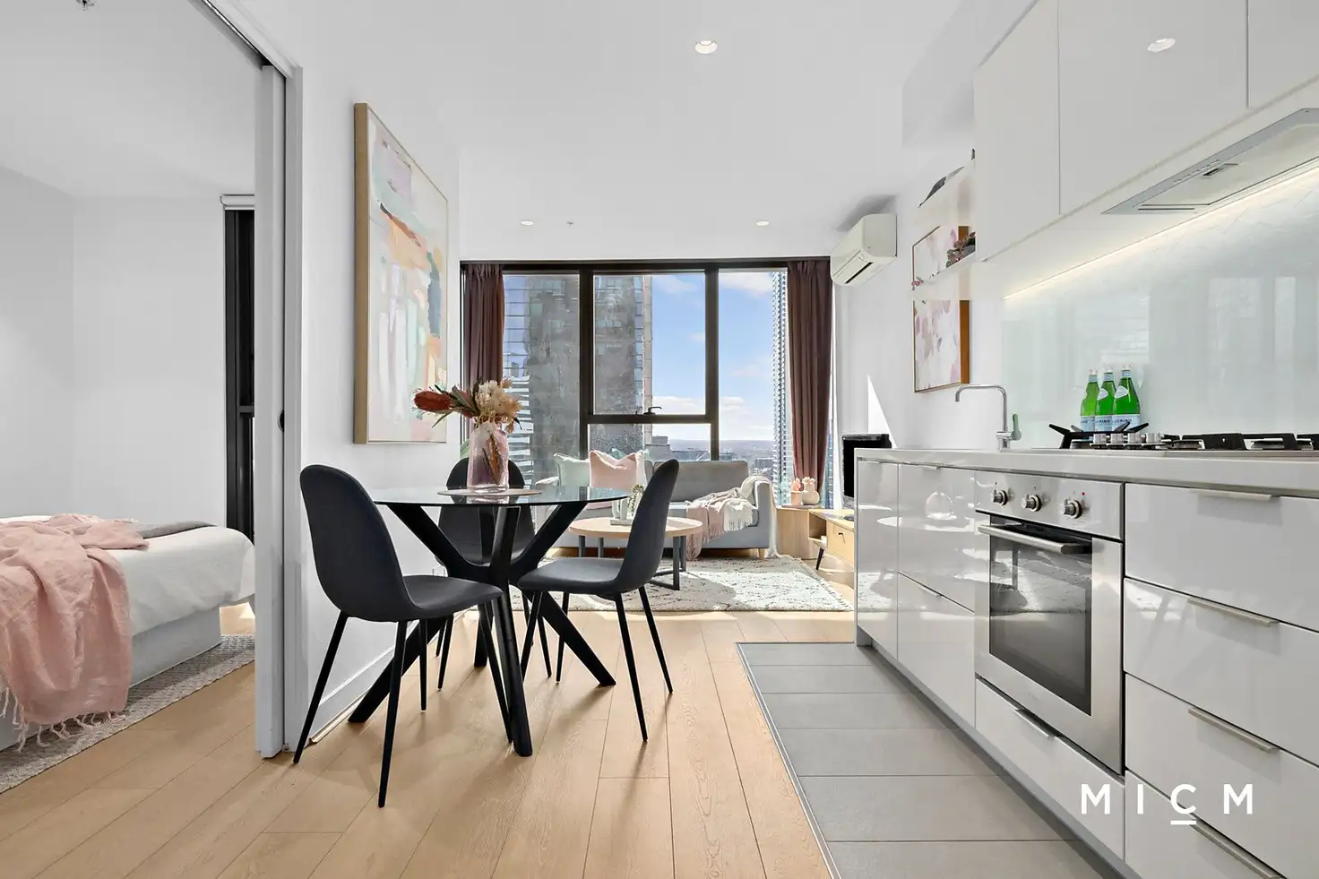 Main view of Homely apartment listing, 2903/285 La Trobe Street, Melbourne VIC 3000