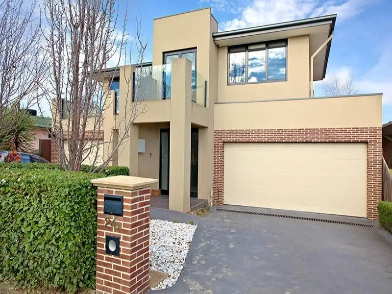Main view of Homely townhouse listing, 24A Nirvana Crescent, Bulleen VIC 3105