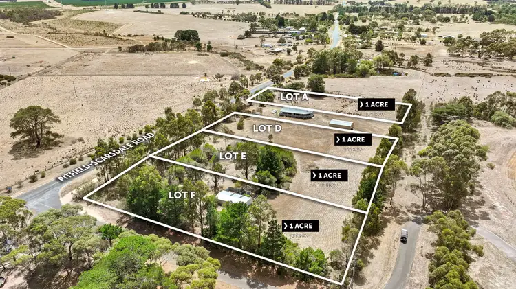Second view of Homely land listing, LOT A,D,E & F, 1513 Pitfield - Scarsdale Road, Cape Clear VIC 3351