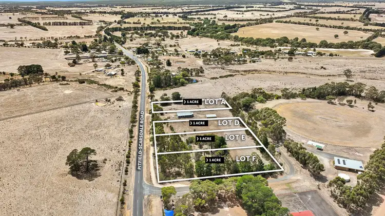 Seventh view of Homely land listing, LOT A,D,E & F, 1513 Pitfield - Scarsdale Road, Cape Clear VIC 3351