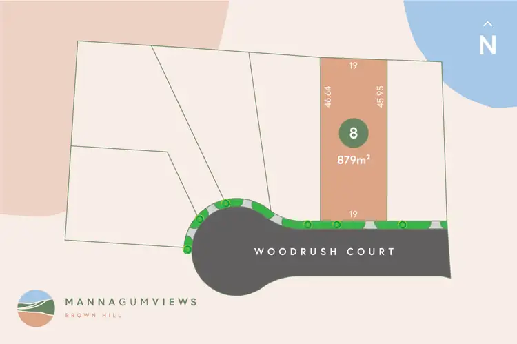 LOT Manna Gum Views, Lot 8 No.10 Woodrush Court, Brown Hill VIC 3350