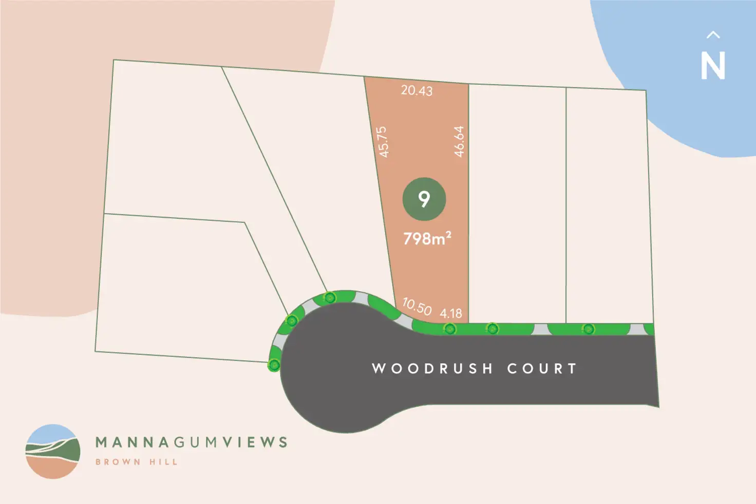 Main view of Homely land listing, LOT Manna Gum Views, Lot 9 No.12 Woodrush Court, Brown Hill VIC 3350