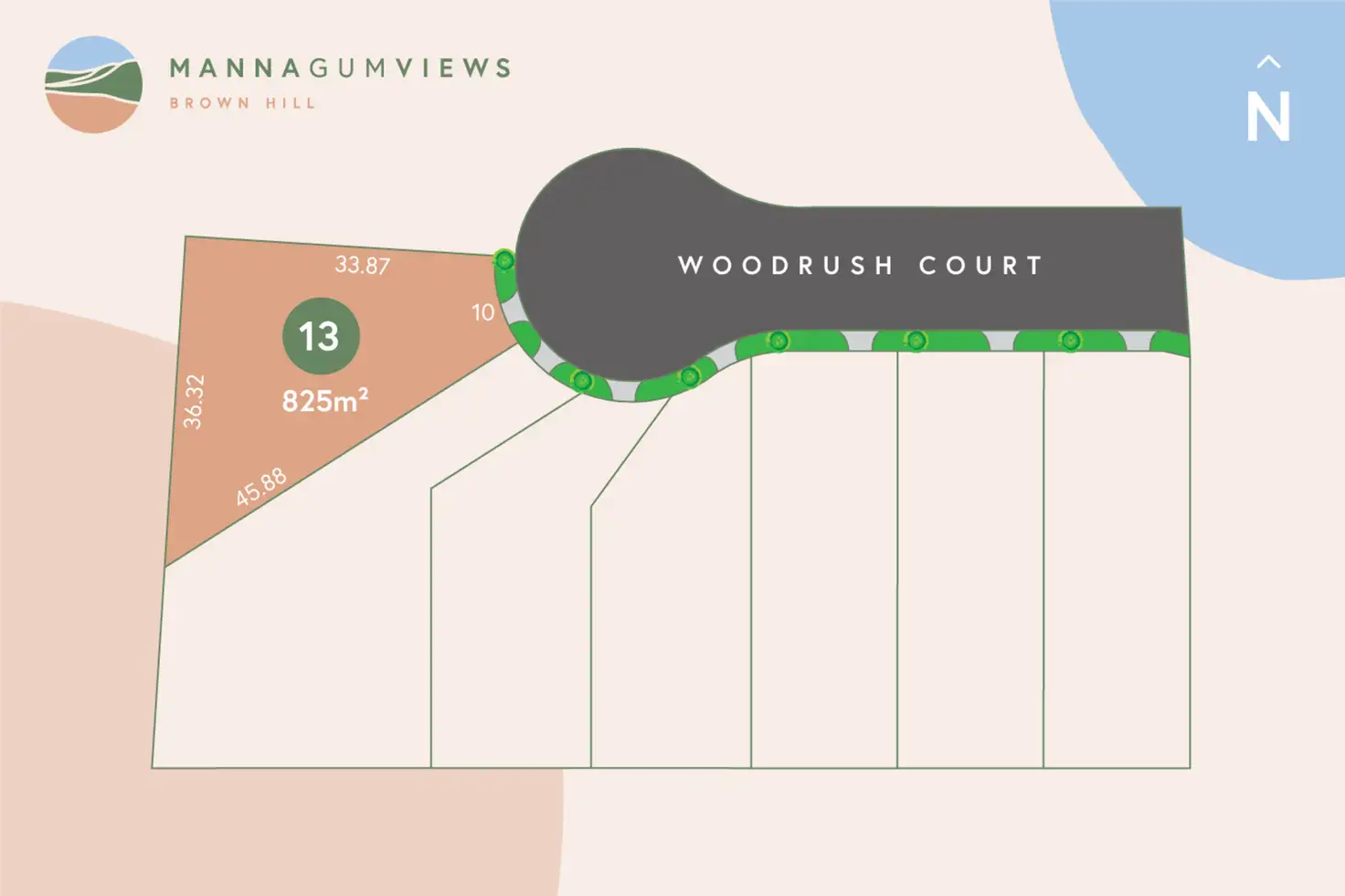 Main view of Homely land listing, LOT Manna Gum Views, Lot 13 No.20 Woodrush Court, Brown Hill VIC 3350