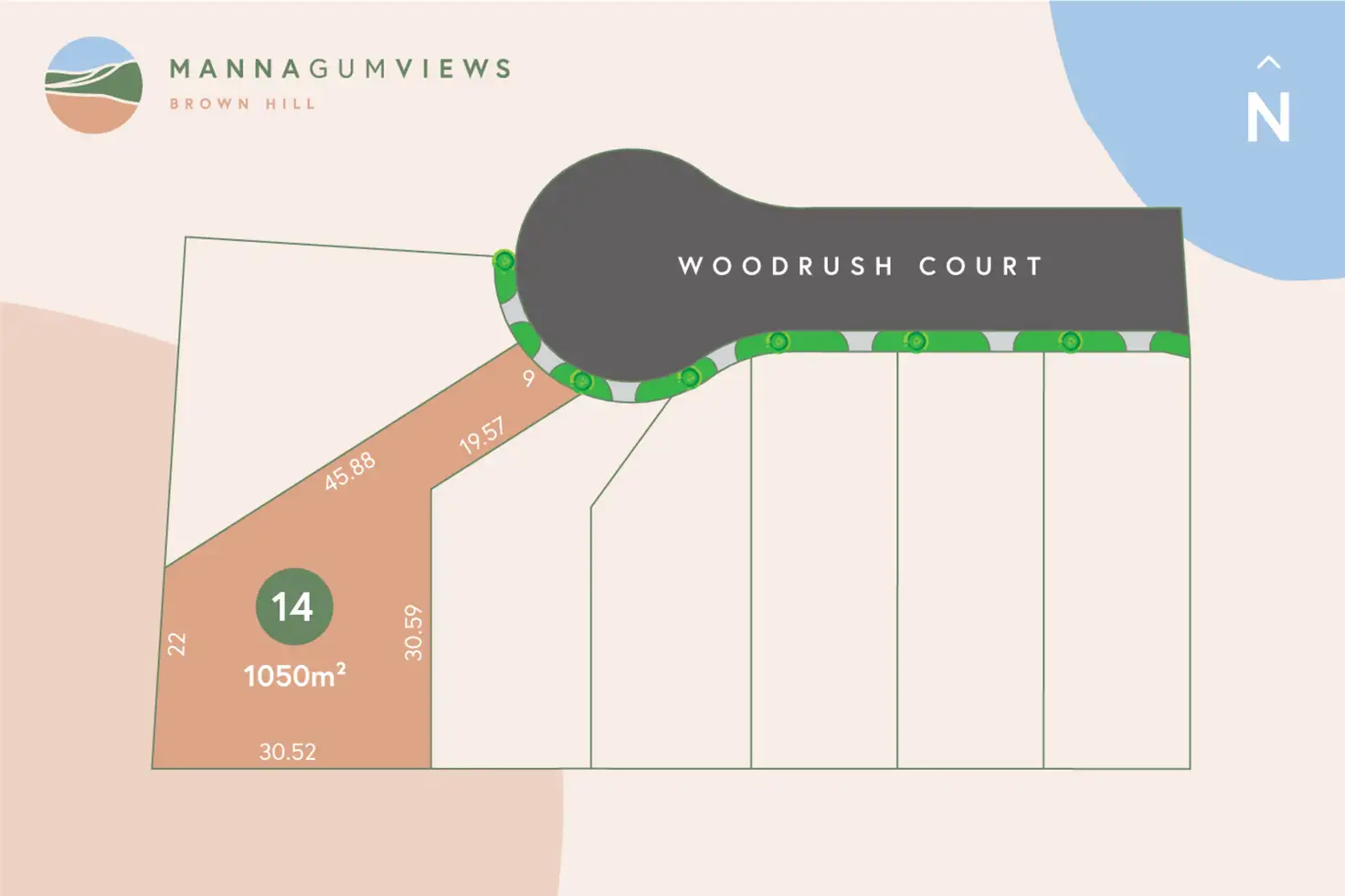 Main view of Homely land listing, LOT Manna Gum Views, Lot 14 No.19 Woodrush Court, Brown Hill VIC 3350