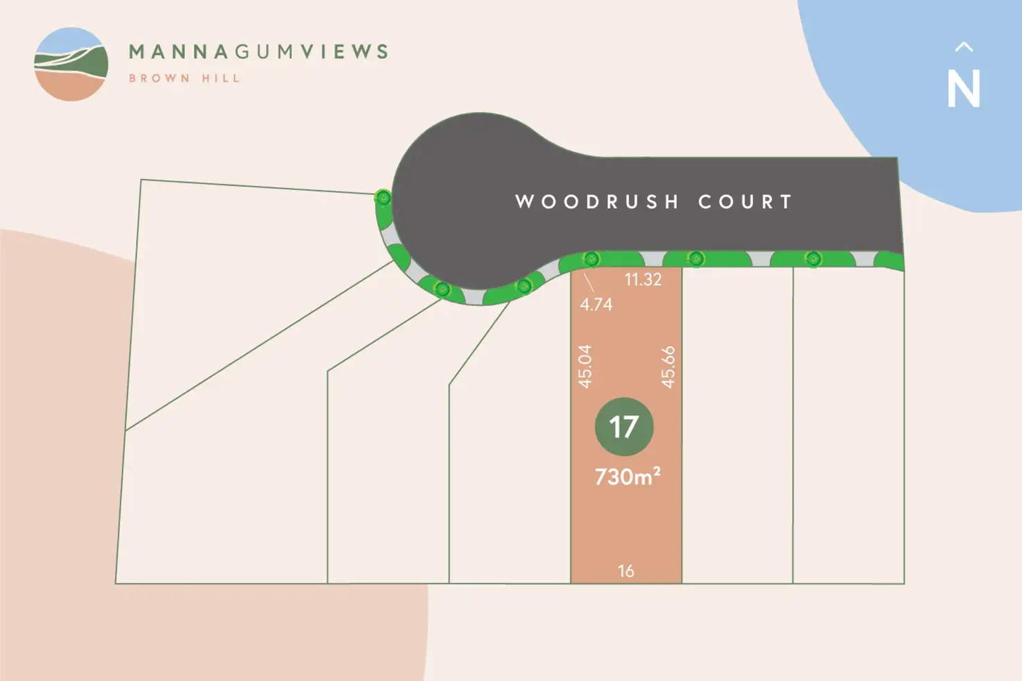 Main view of Homely land listing, LOT Manna Gum Views, Lot 17 No.13 Woodrush Court, Brown Hill VIC 3350