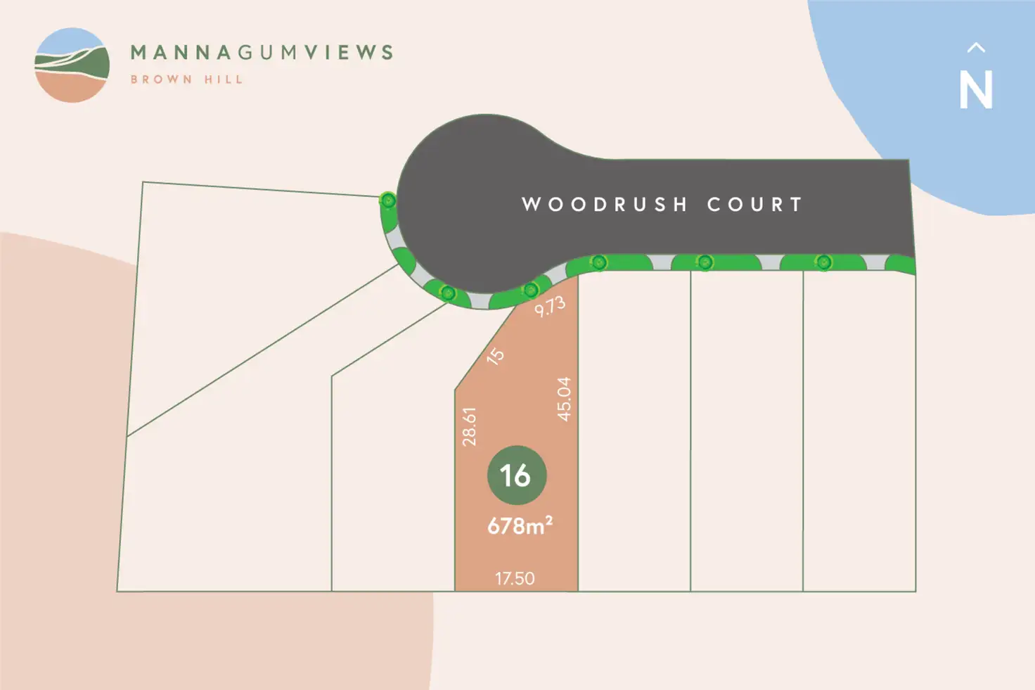 Main view of Homely land listing, LOT Manna Gum Views, Lot 16 No. 15 Woodrush Court, Brown Hill VIC 3350