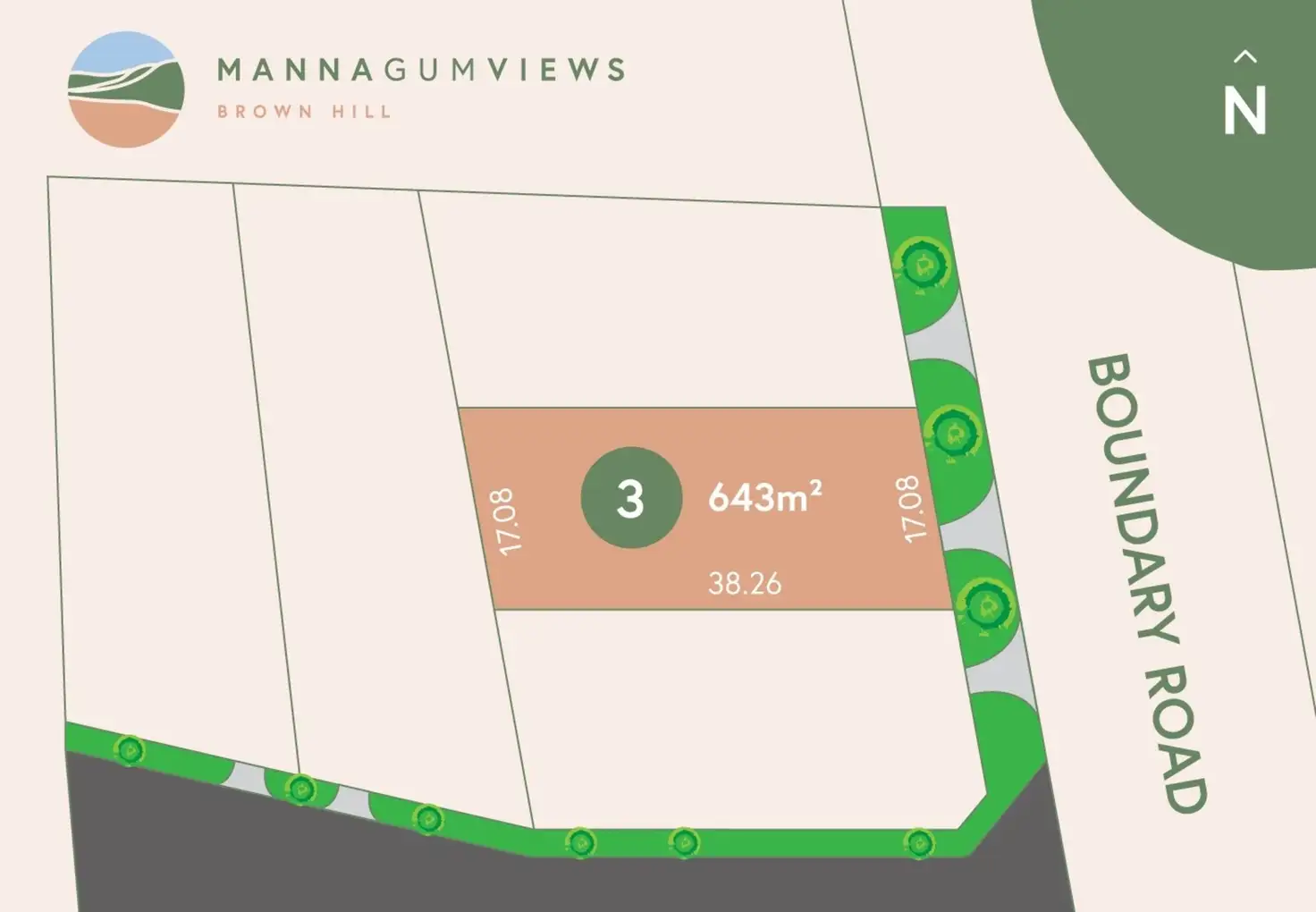 Main view of Homely land listing, LOT Manna Gum Views, Lot 3 No. 27 Boundary Road, Brown Hill VIC 3350