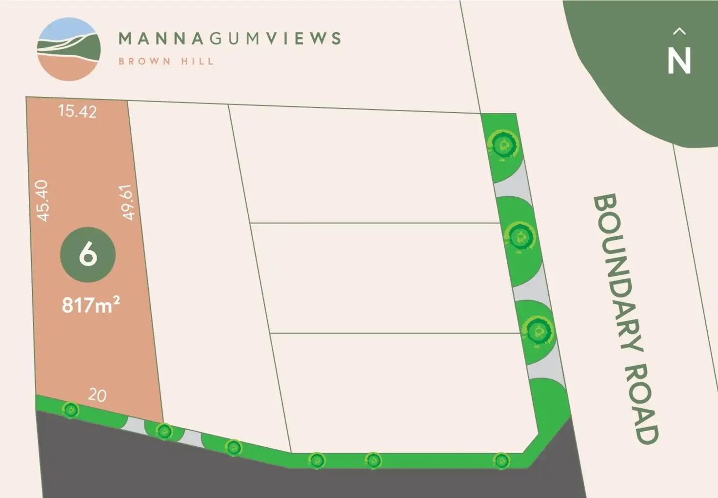 Main view of Homely land listing, LOT Manna Gum Views, Lot 6 No. 6 Woodrush Court, Brown Hill VIC 3350