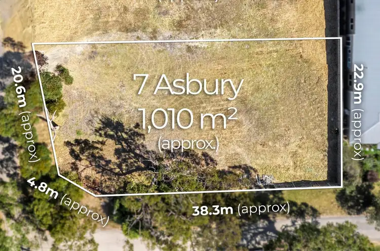 Main view of Homely land listing, 7 Asbury Street West, Ocean Grove VIC 3226