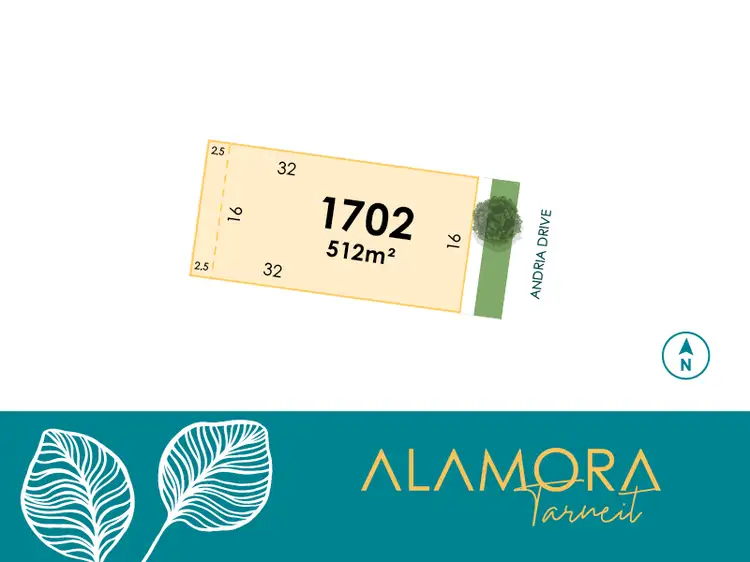 Main view of Homely land listing, LOT 1702 Andria Drive, Tarneit VIC 3029