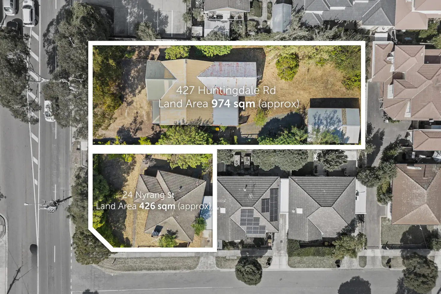 Main view of Homely house listing, 24 Nyrang St & 427 Huntingdale Road, Chadstone VIC 3148