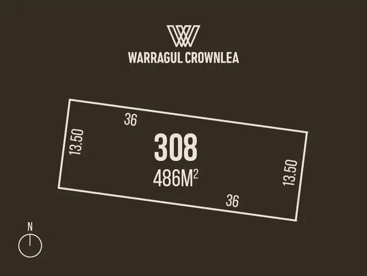 Main view of Homely land listing, LOT 308 Derwent Street, Warragul VIC 3820