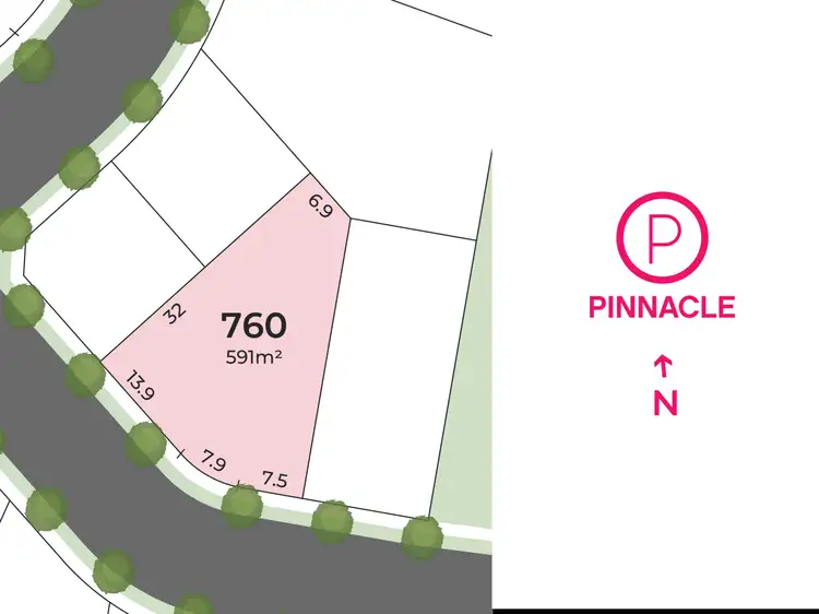Main view of Homely land listing, LOT Pinnacle, Lot 760 Cadillac Way, Smythes Creek VIC 3351