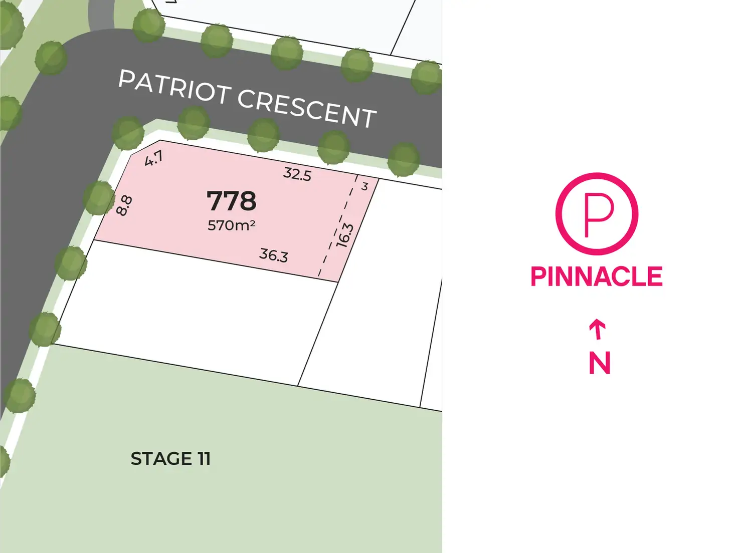 Main view of Homely land listing, LOT Pinnacle, Lot 778 Patriot Crescent, Smythes Creek VIC 3351