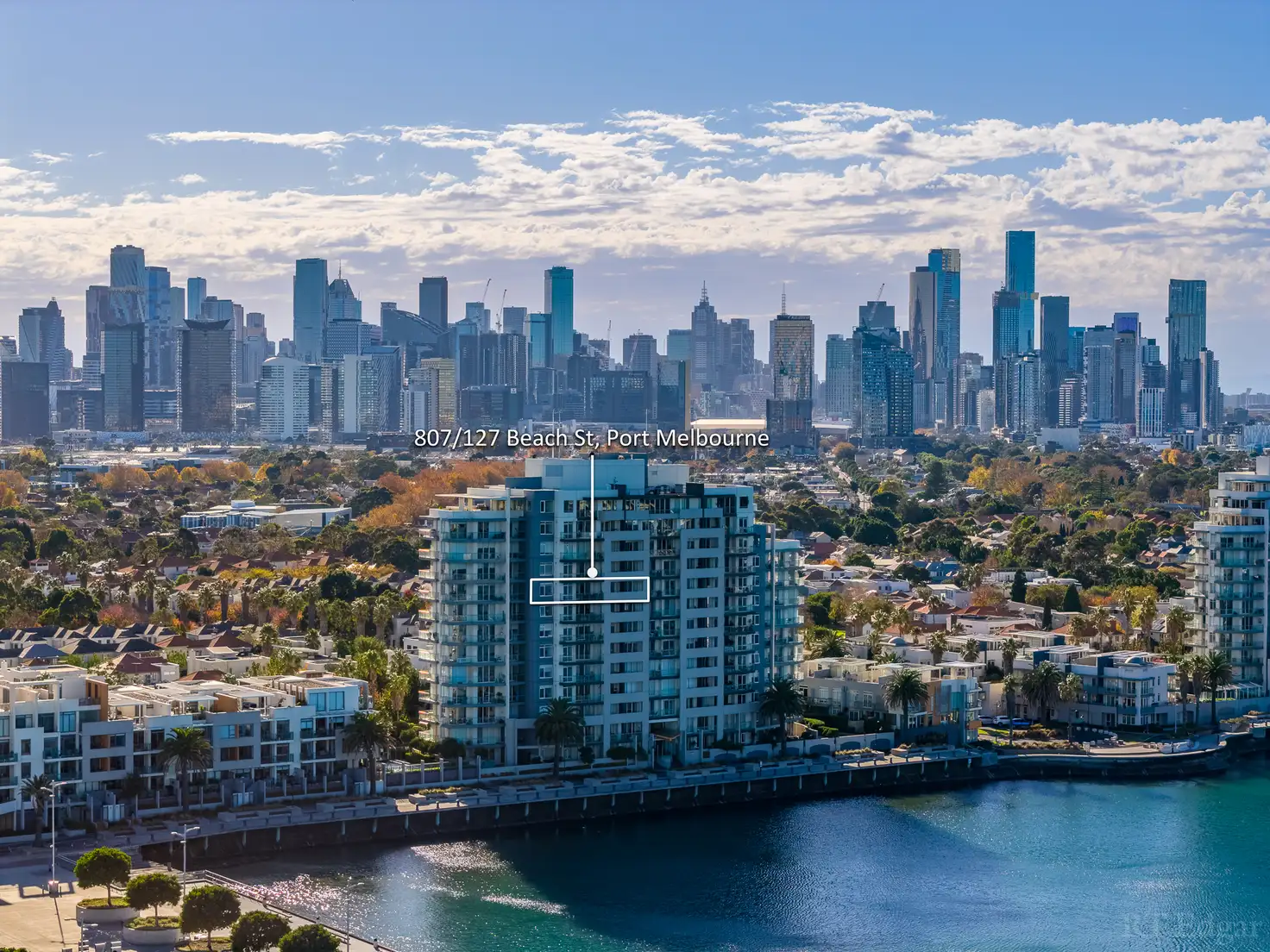 Main view of Homely apartment listing, 807/127 Beach Street, Port Melbourne VIC 3207