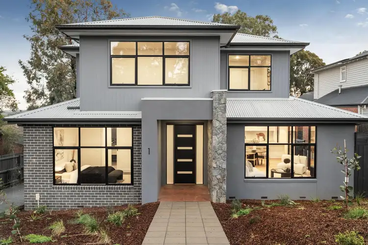 Main view of Homely townhouse listing, 1/50 Kelvin Avenue, Montmorency VIC 3094