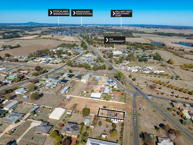 Third view of Homely land listing, LOT 1, 4-6 Lyons Street, Miners Rest VIC 3352