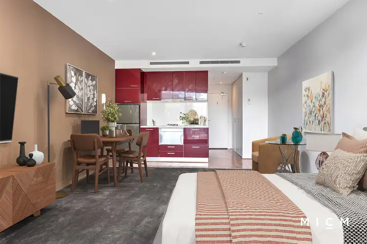 Second view of Homely studio listing, 1905/288 Spencer Street, Melbourne VIC 3000
