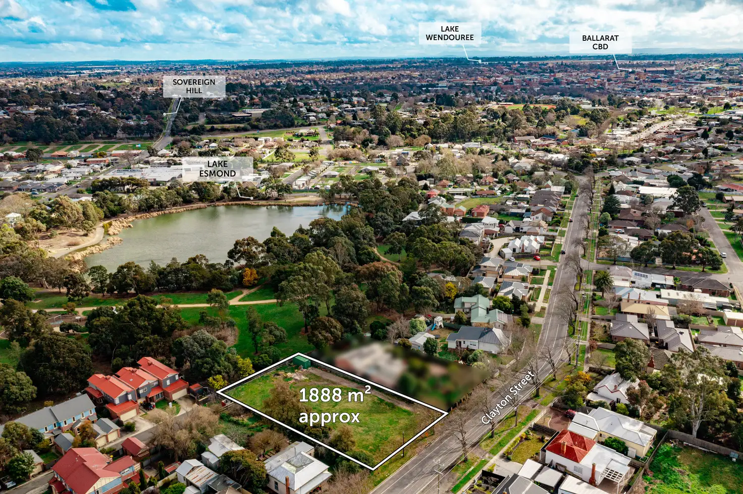 Main view of Homely land listing, 316 Clayton Street, Canadian VIC 3350