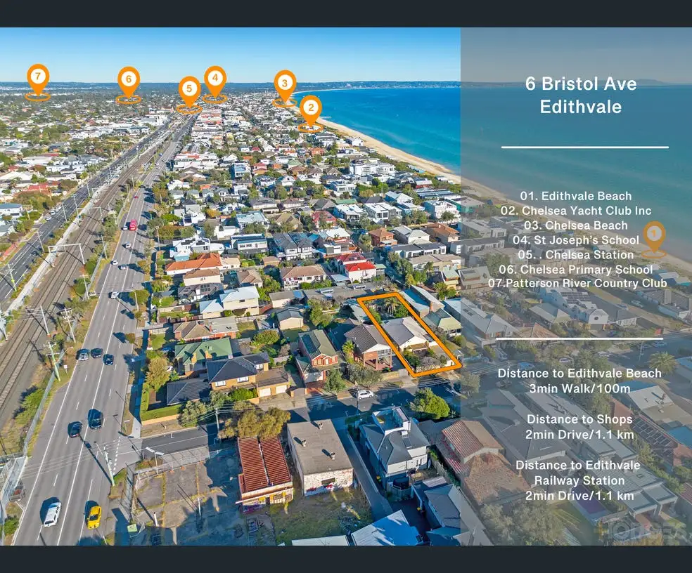 Main view of Homely house listing, 6 Bristol Avenue, Edithvale VIC 3196