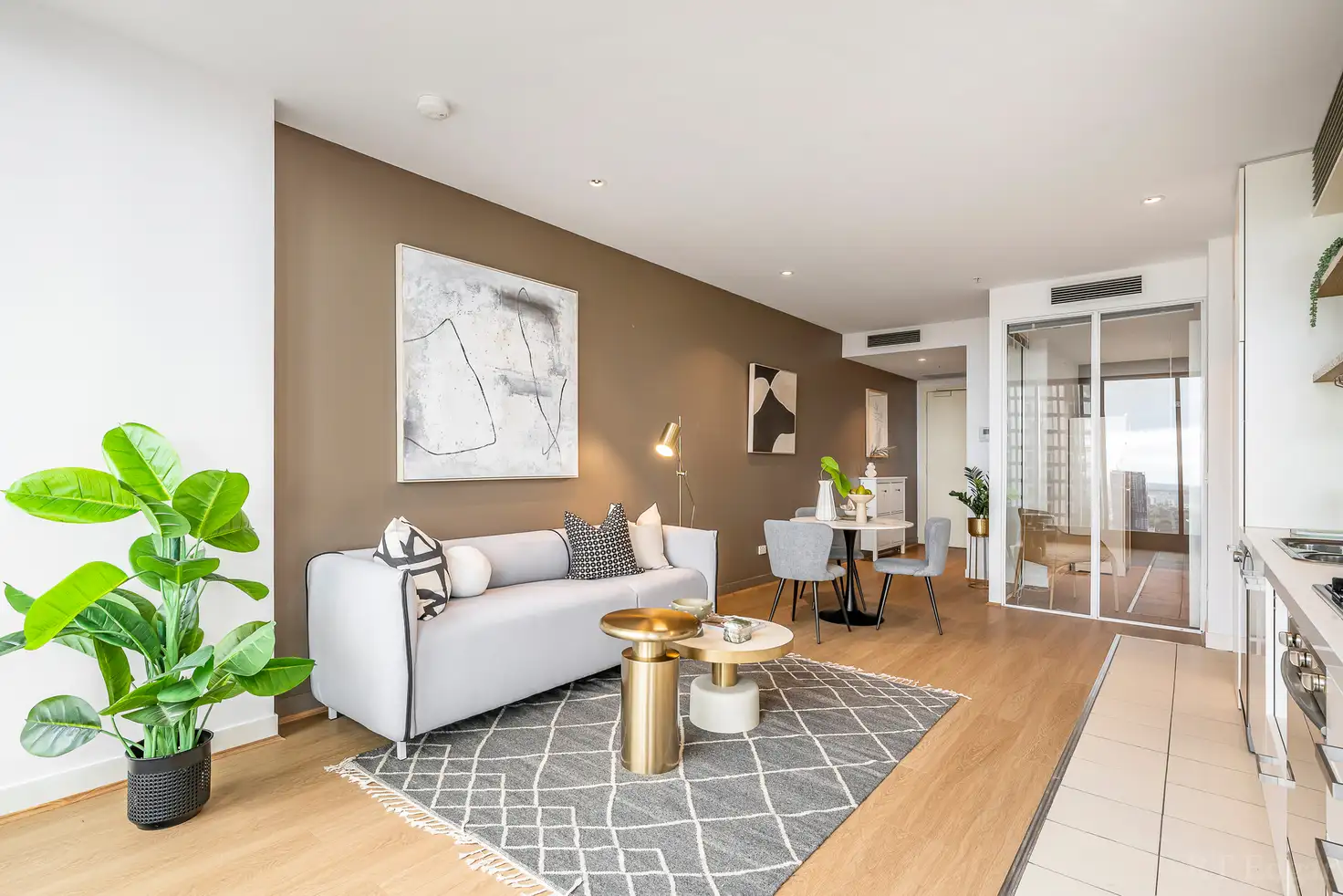 Main view of Homely apartment listing, 3708/1 Freshwater Place, Southbank VIC 3006