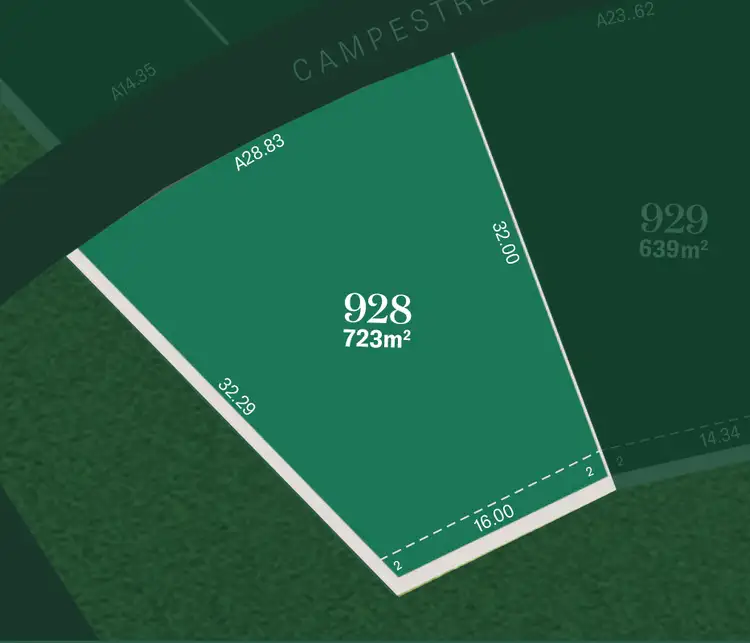 Main view of Homely land listing, LOT 928 Campestre Street, Sunbury VIC 3429