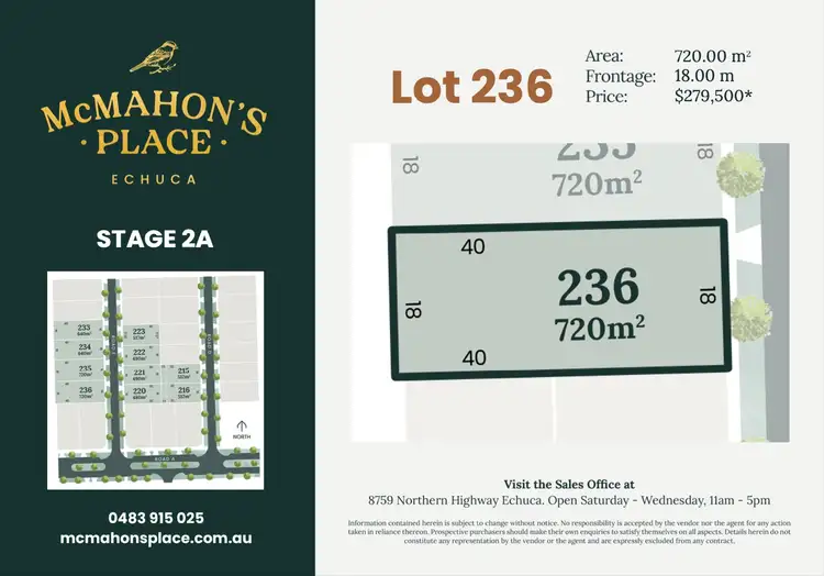 LOT 236 Road E Avenue, Echuca VIC 3564