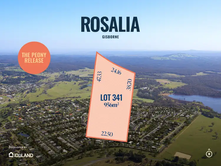 Main view of Homely land listing, LOT 341 Barca Boulevard, Gisborne VIC 3437