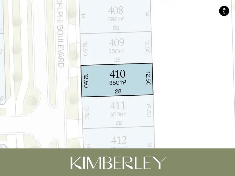 Main view of Homely land listing, LOT 410 Delphi Boulevard, Sunbury VIC 3429