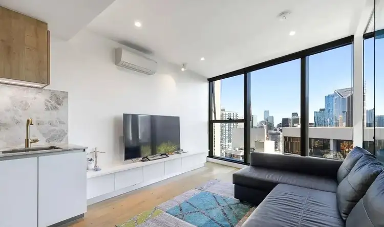 Second view of Homely apartment listing, 3314/23 Mackenzie Street, Melbourne VIC 3000