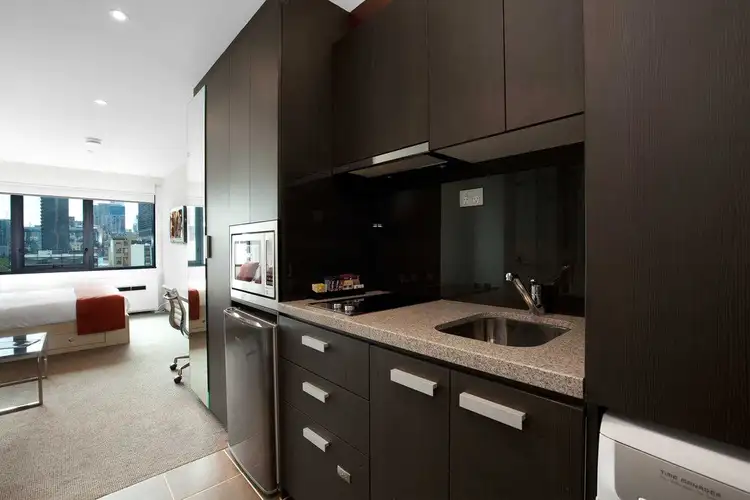 Second view of Homely studio listing, 2209/181 ABeckett Street, Melbourne VIC 3000