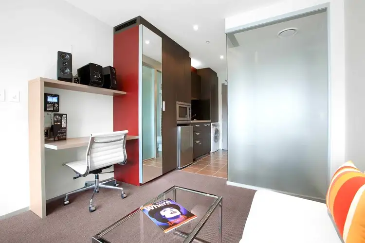 Third view of Homely studio listing, 2209/181 ABeckett Street, Melbourne VIC 3000
