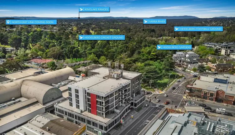 Second view of Homely apartment listing, 302/40 Burgundy Street, Heidelberg VIC 3084
