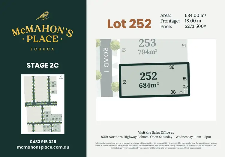 LOT 525 8759 Northern Highway Avenue, Echuca VIC 3564