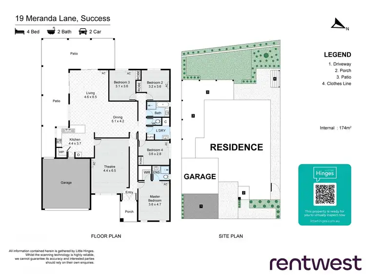Second view of Homely house listing, 19 Meranda Lane, Success WA 6164