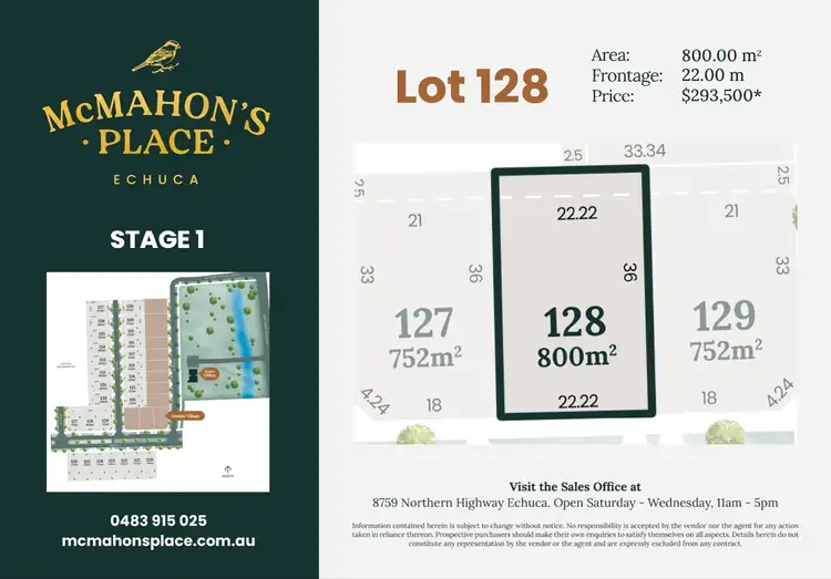 LOT 128 8759 Northern Highway Avenue, Echuca VIC 3564
