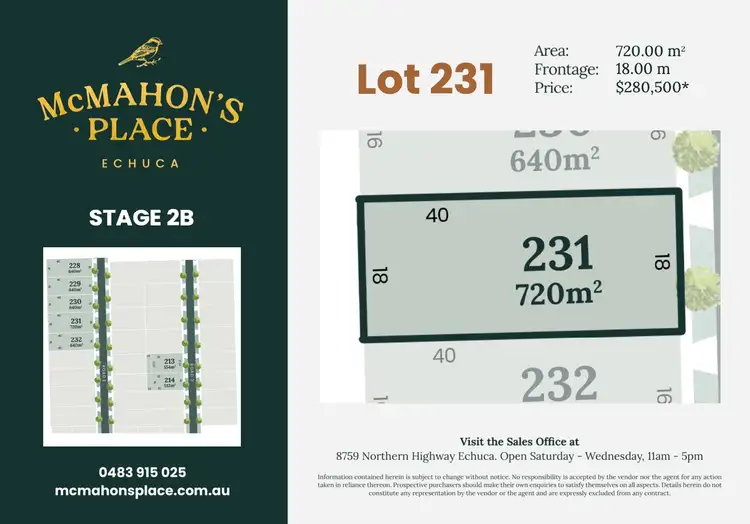 LOT 231 8759 Northern Highway Avenue, Echuca VIC 3564